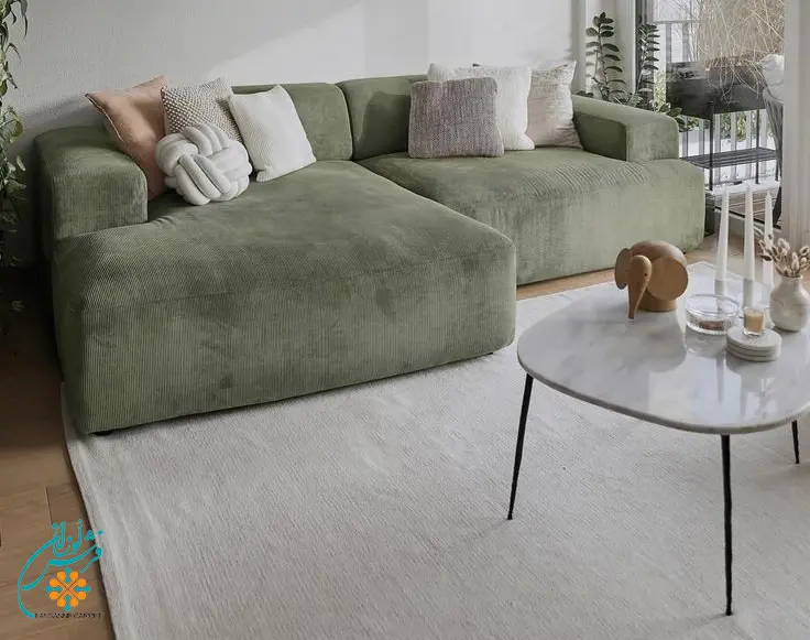 با مبل سبز چه فرشی ست کنم